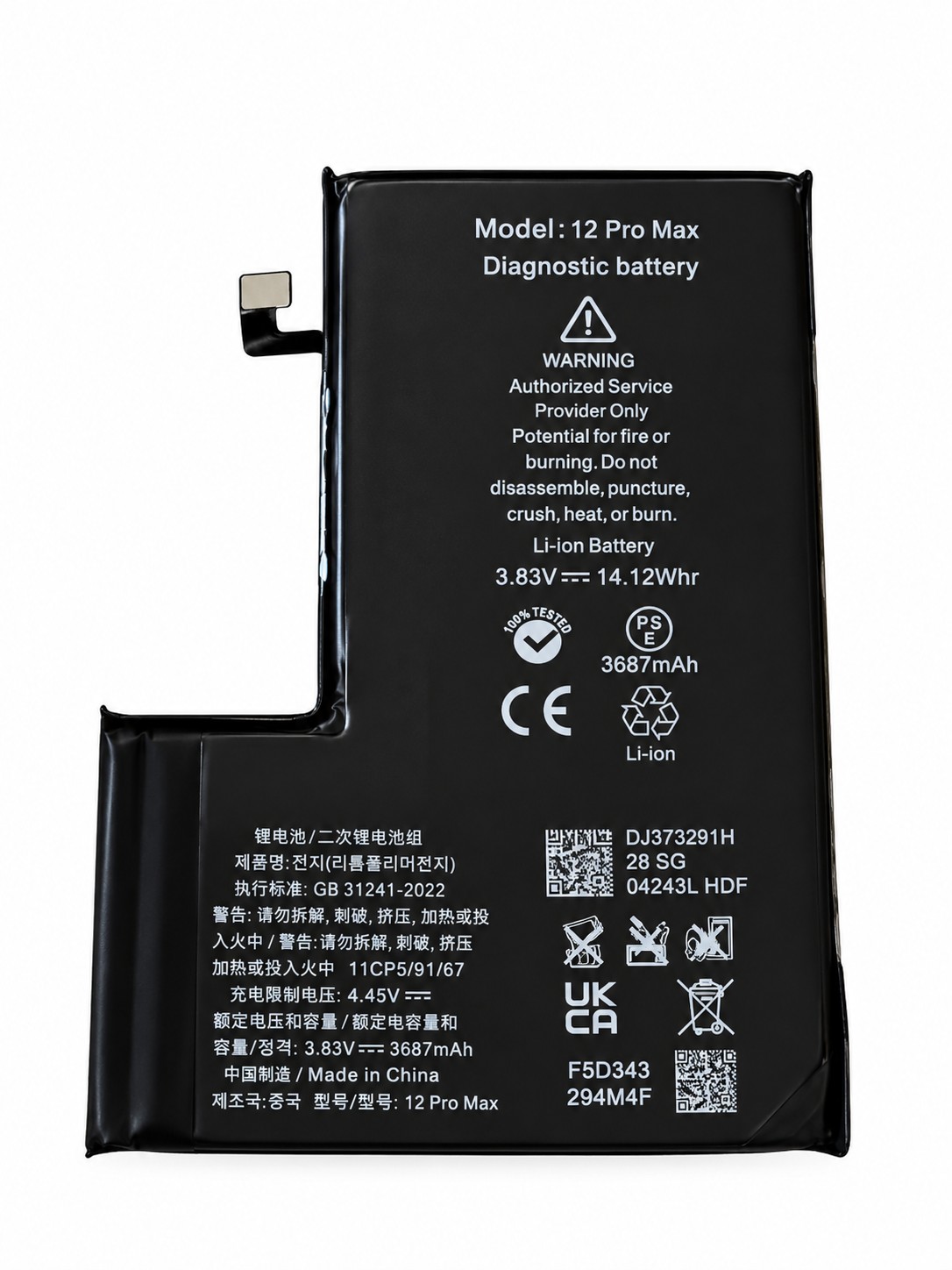 Akku für iPhone 12 Pro Max Diagnostic